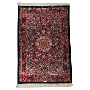 Cherry Gardenia Silk Carpet