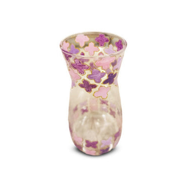 Gulmohar Pink Glass Vase
