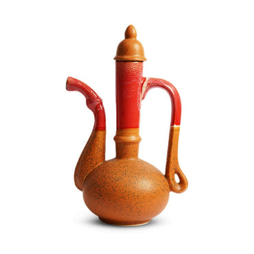 Oriental Red And Orange Pitcher