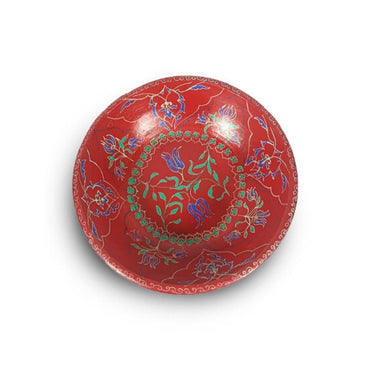 Dalia Red Centerpiece Bowl