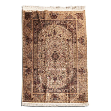 Simply Graceful Royal Beige Silk Carpet