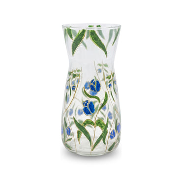 Gulmohar Green Decorative Floral Glass Vase