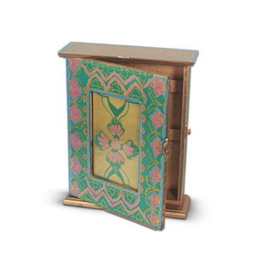 Golden Floral Key Box