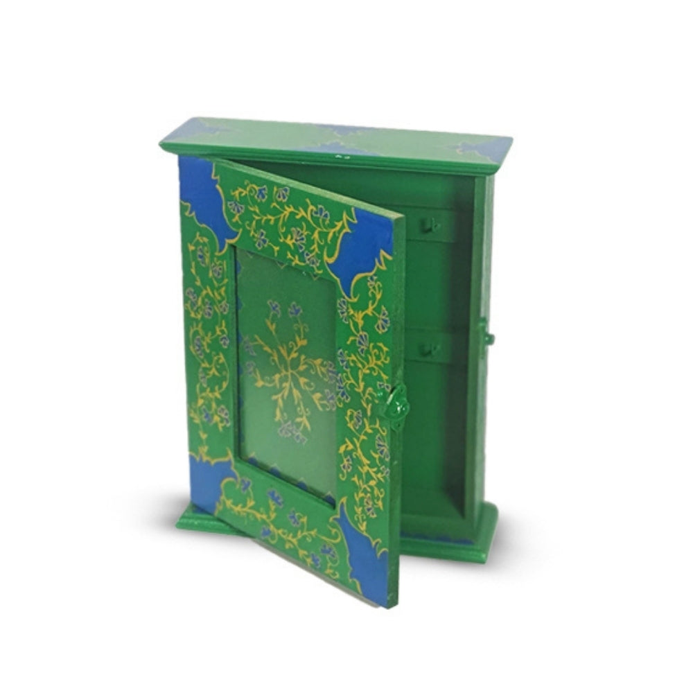 Green Floral Key Box