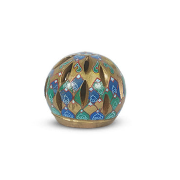 Qandeel Golden Ceramic Lantern