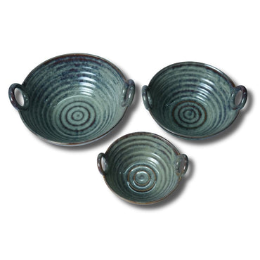 Sage Green Kadhai Sets of 3