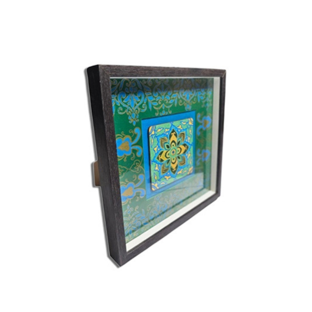 Cleopatra Green Square Frame