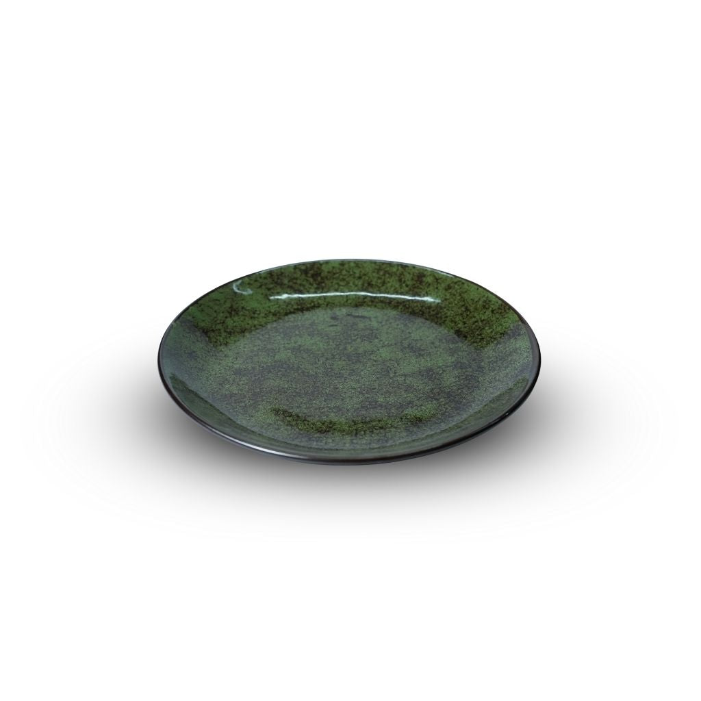 Emerald Green Ceramic Full Plate Set of 6