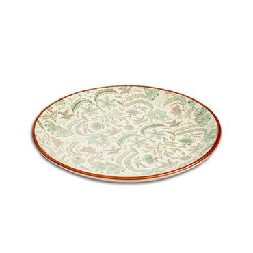 Sea Green Floral Full Plate Set of 6