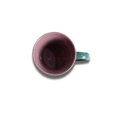 Pink Edge Multicolor Mug Set of 6