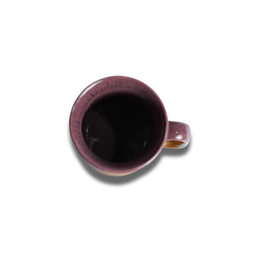 Plum Edge Gold Ribbed Jumbo Mug Set of 2