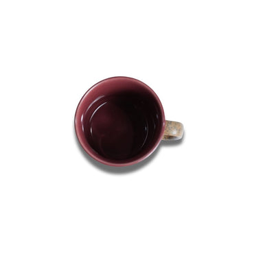 Pink Edge Beige Speckled Jumbo Mug Set of 2