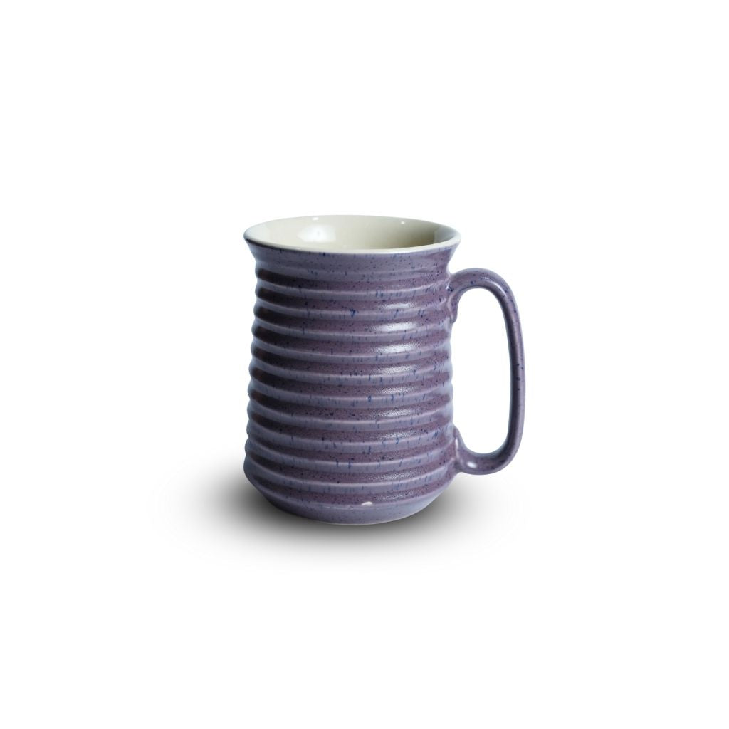 Lavender Ribbed Jumbo Mug Set of 2