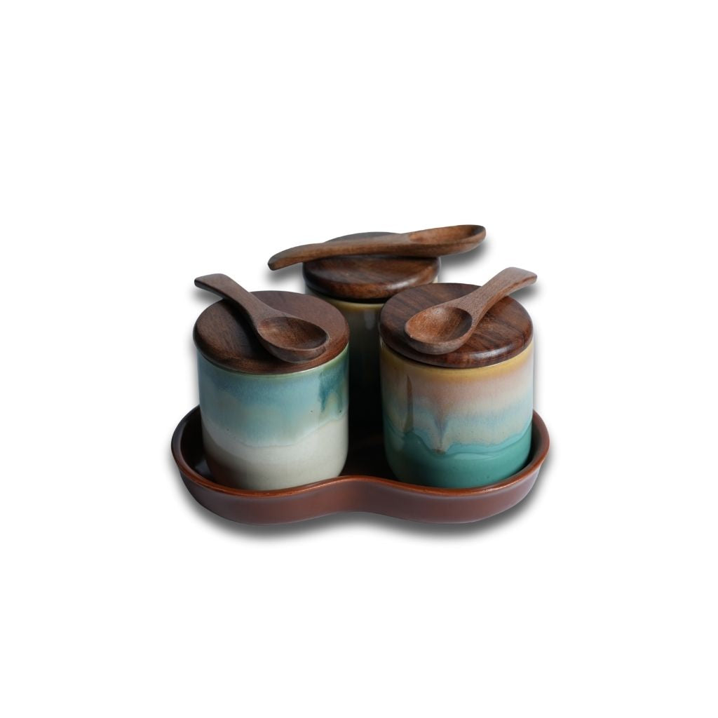 Multicolour Pickle Set of 3-C