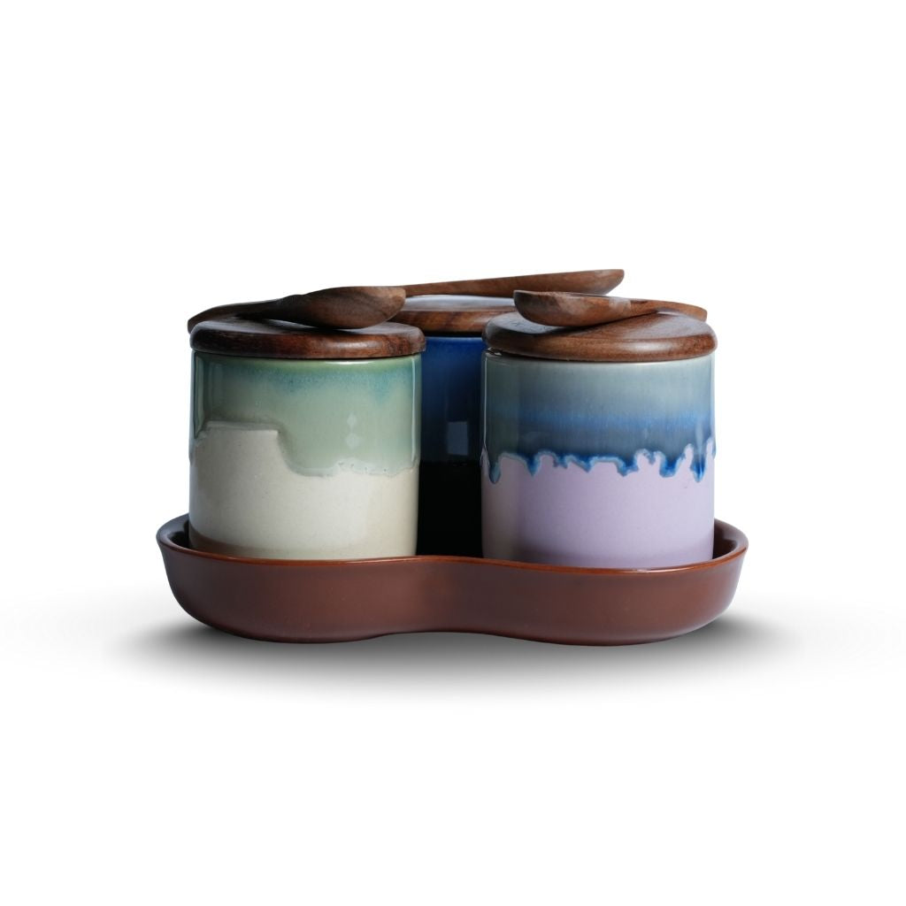 Multicolour Pickle Set of 3-A