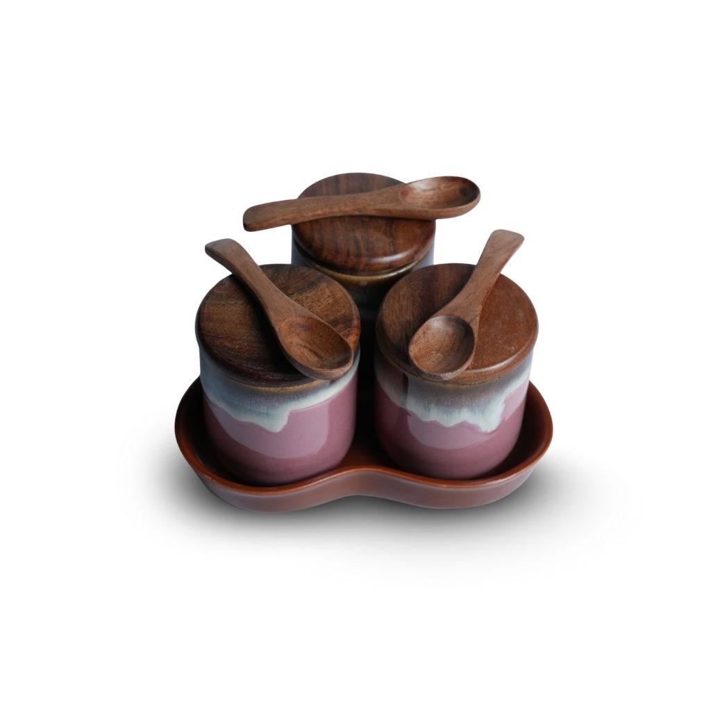 Multicolour Pickle Set of 3-E