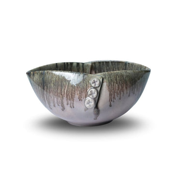 Peach Blush Oval Button Bowl Set of 2