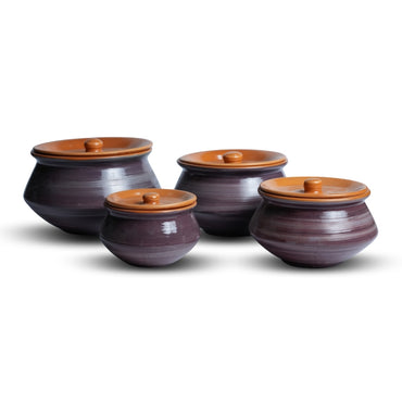 Maroon Handi Set of 4