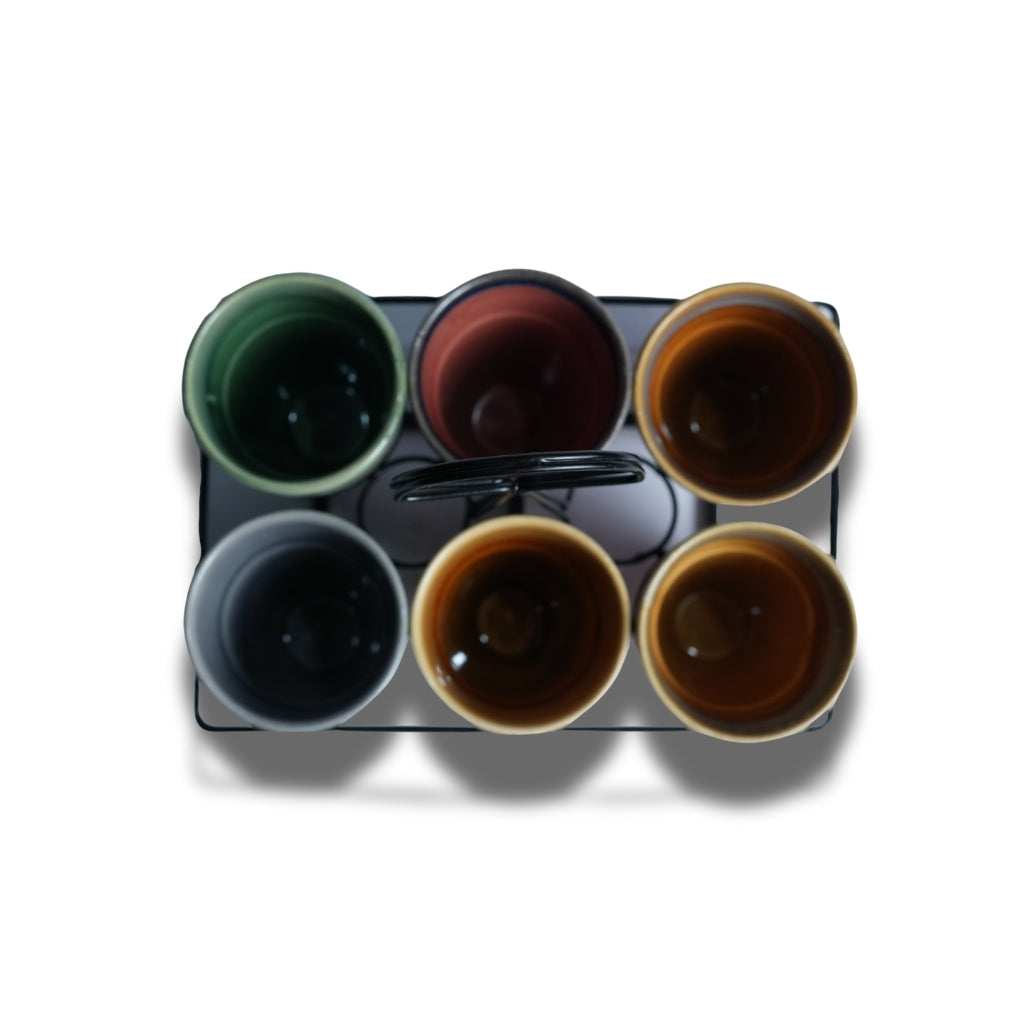 طقم أكواب شاي كرك - 6 قطع