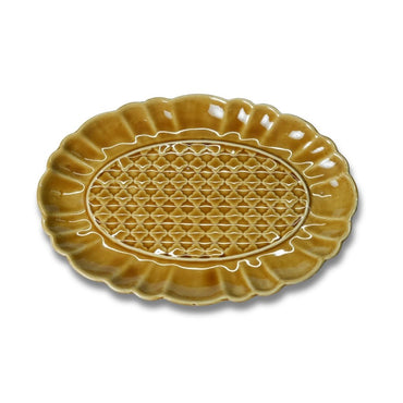 Mustard Oval Platter Set of 2
