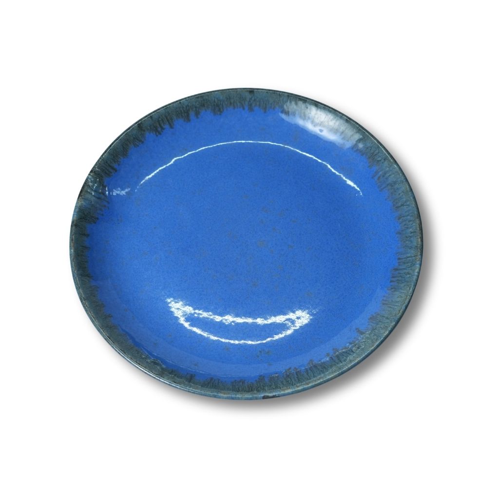 Sapphire Blue Ceramic Full Plate Set of 6
