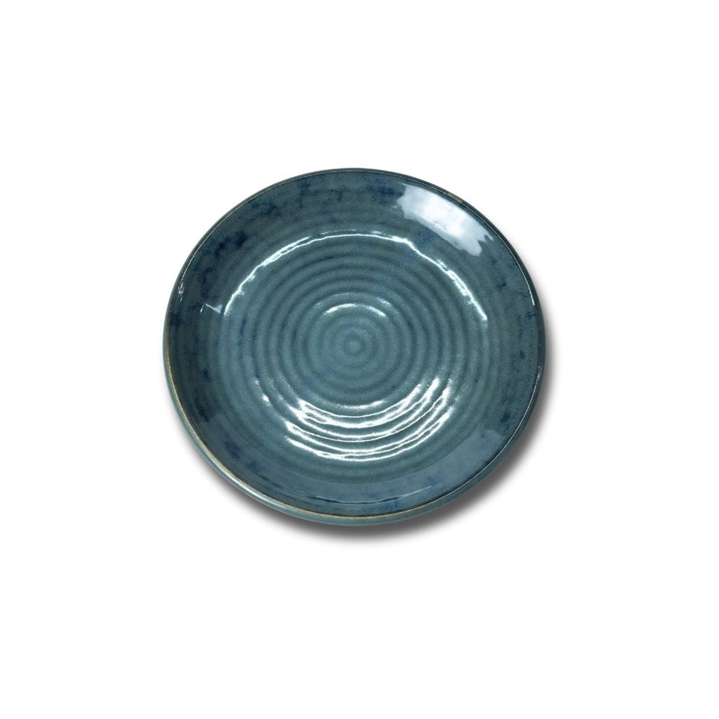 Deep Sea Green Ceramic Quarter Plate Set of 6