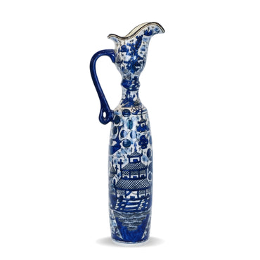 Chinese Ceramic Long Decorative Pitcher