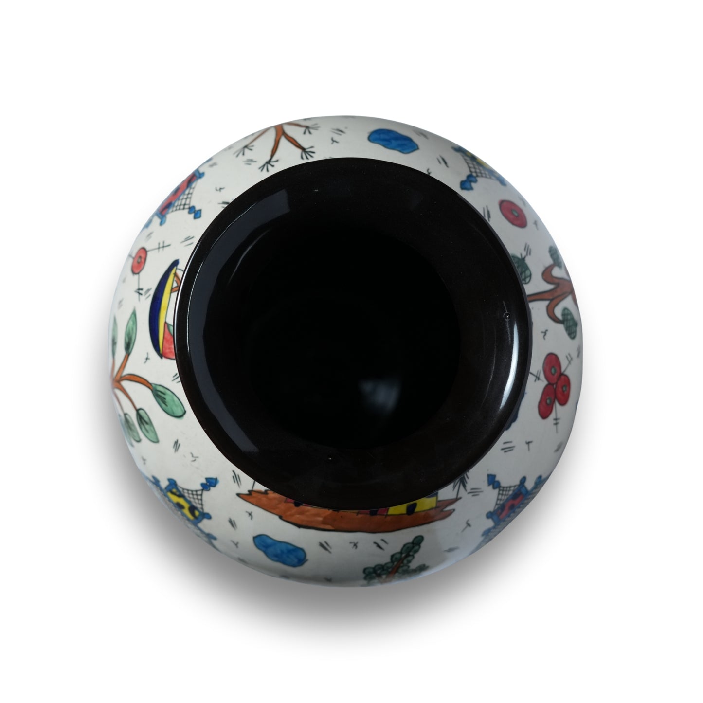 Multicolour Chinese Ceramic Decorative Vase