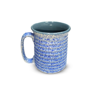 Grey Edge Blue Speckled Mug Set of 2