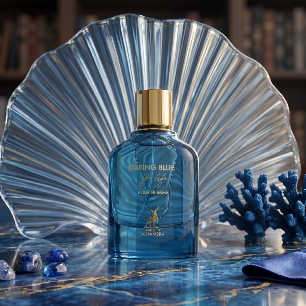 Maison Alhambra Daring Blue For Life Pour Homme EDP 100ml Perfume for Men