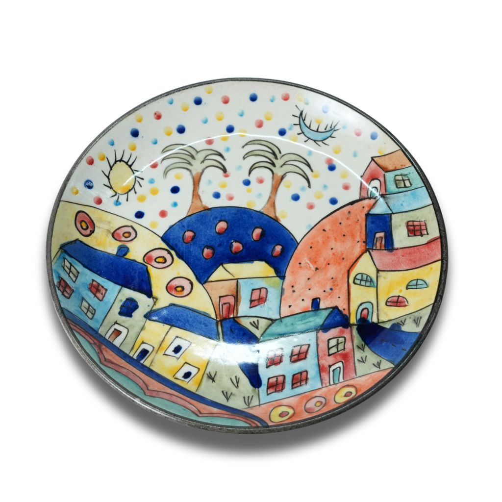 Turkish City Full Plate Set of 6