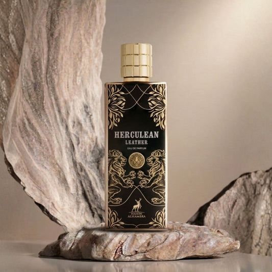 maison alhambra herculean leather edp 80ml perfume for men and women leather fragrance