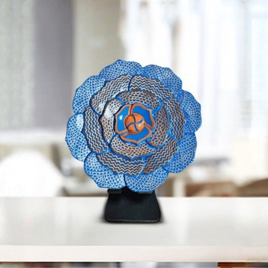 Rosalina blue floral edge decorative plate