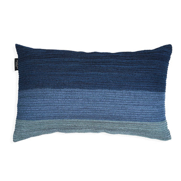 Sea to Sky – Azure Pintuck Embroidered Cushion