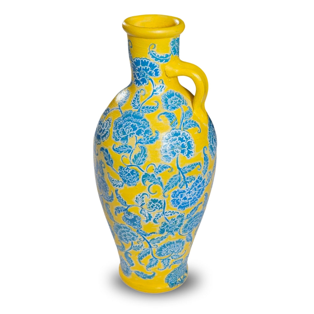 Sahra Yellow Arabian Vase
