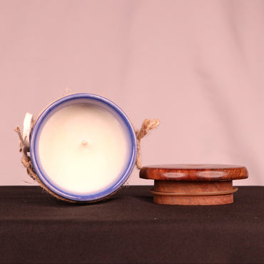Green Leaves Moss Cedar Wood Candle
