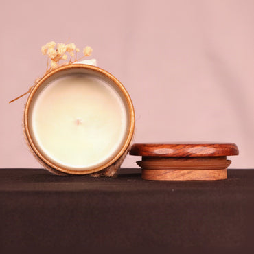 Jasmine Tuberose Cedar Wood Candle