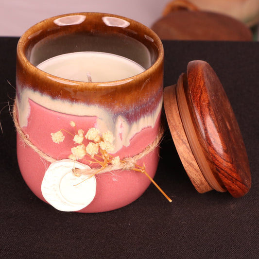 Jasmine Tuberose Cedar Wood Candle