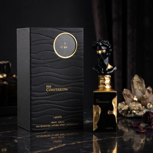Lattafa His Confession Eau de Parfum 100ml perfume bottle for men