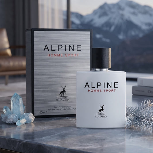 Maison Alhambra Alpine Homme Sport Eau de Parfum 100ml perfume bottle for men