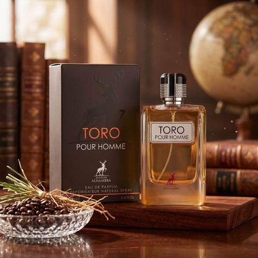 Maison Alhambra Toro Pour Homme Eau de Parfum 100ml perfume bottle for men