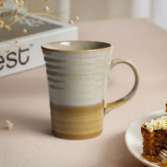 golden edge sahara dunes ceramic mug set of 6 for tea coffee serving