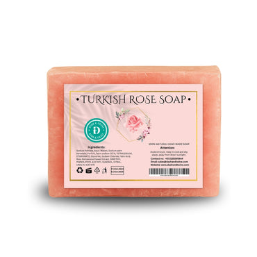 Turkish Rose Soap - Luxurious Handmade Bar for Nourished & Radiantly Refreshed Skin