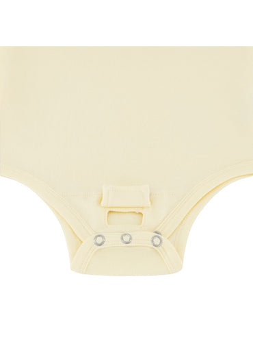 Baby Boys and Girls UAE 100% Organic Cotton Loose Fit Peek-a-Boo Flap Bodysuit