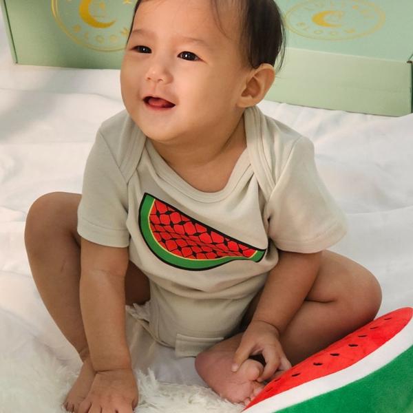 Baby Boys and Girls Palestine 100% Organic Cotton Loose Fit Bodysuit