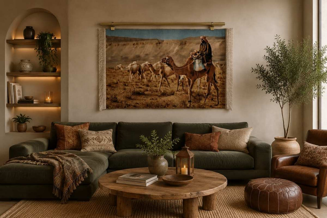 The Complete Guide to Styling Living Rooms with Handcrafted Wall Tapestries
