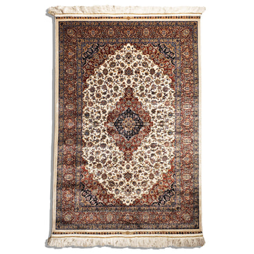 Persian Golden Silk Carpet