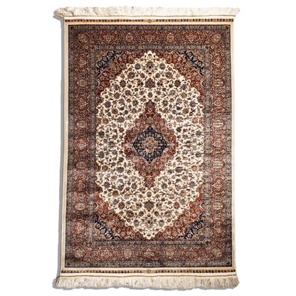 Persian Golden Silk Carpet
