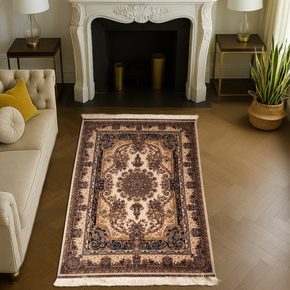 Royal Gardenia Silk Carpet
