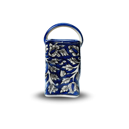 Blue Floral Spoon Stand